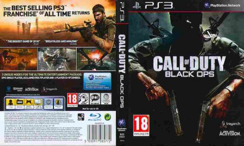Игра CALL of DUTY Black ops, Sony PS3, 172-51, Баград.рф